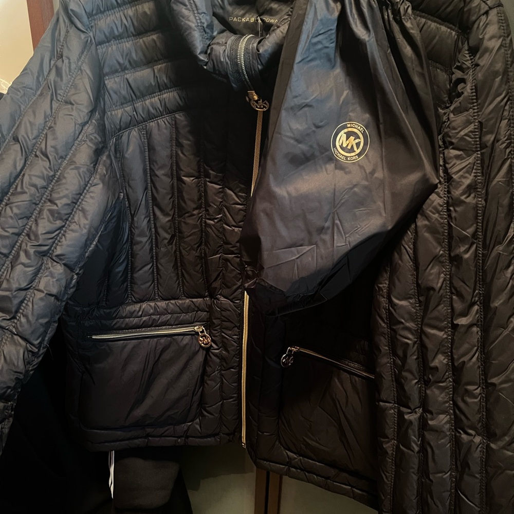 Michael Kors Black Quilted Women's Puffer Jacket